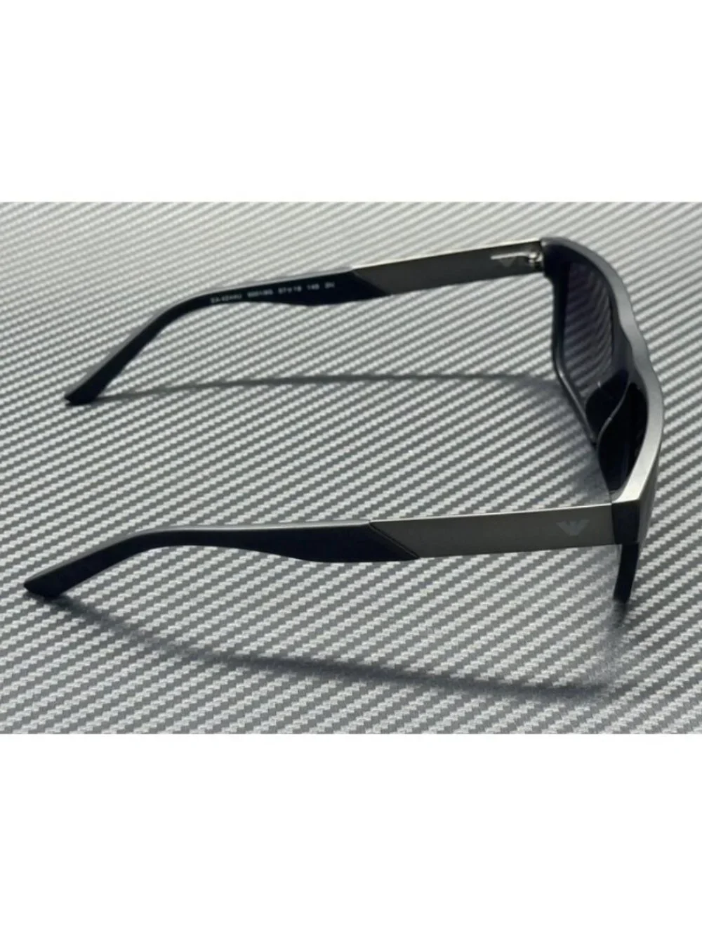 New Emporio Armani Men  Matte Black Sunglasses 57-18-145